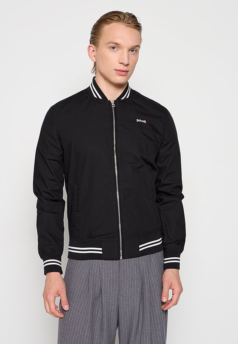 Schott Bomberjacks zwart