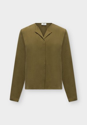 JDY, JDYAYA L/S COLLAR SHIRT WVN NOOS - Μπλούζα - dark olive
