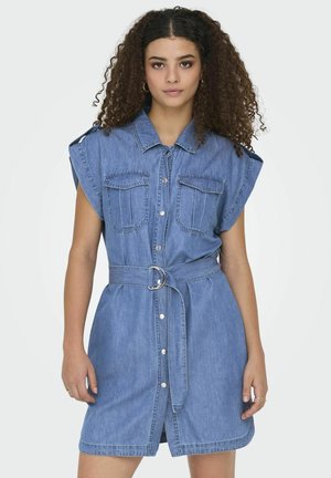 ONLBEA KURZES - Farkkumekko - medium blue denim
