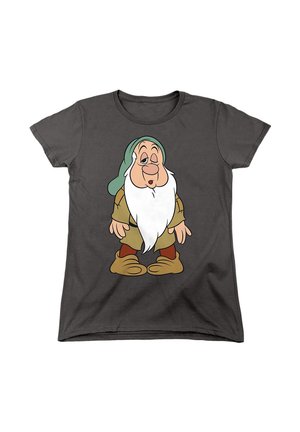 SNOW  AND THE SEVEN DWARFS, SLEEPY STRUGGLES - Print T-shirt - anthracite
