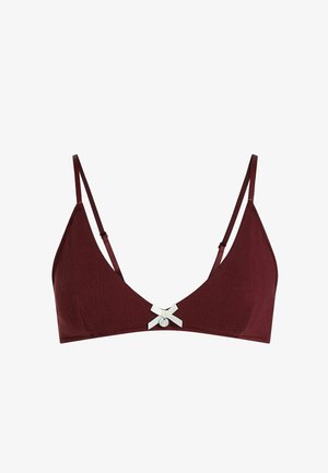 KARL LAGERFELD, AUTOGRAPH POINTELLE - Soutien-gorge triangle - windsor wine