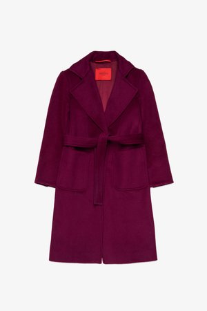 Casaco clássico - mauve wine