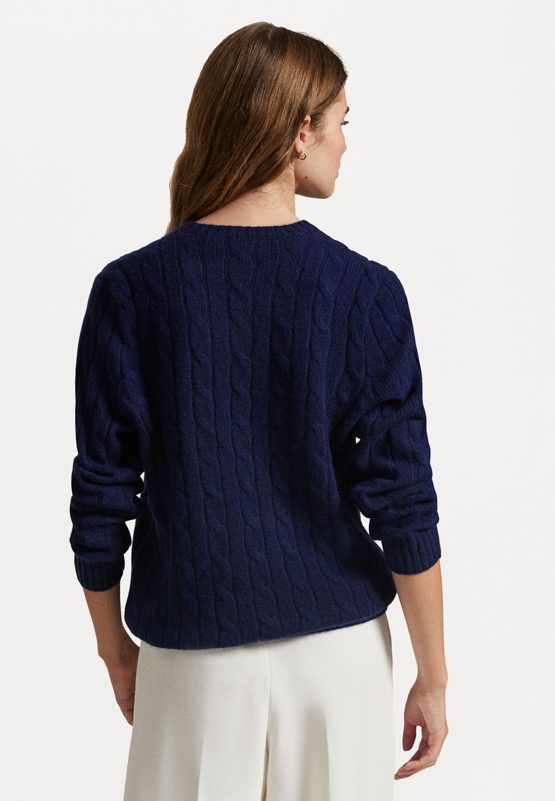 Cotton Quarter-Zip Sweater Polo Ralph Lauren CABLE KNIT WOOL