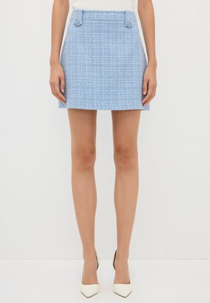 TWEED  - A-linjekjol - blue