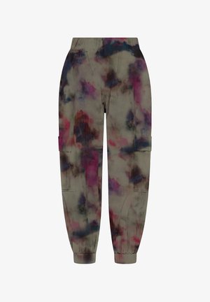 Deha, PRINTED CARGO TROUSERS - TROUSERS - Cargo trousers - multicolor