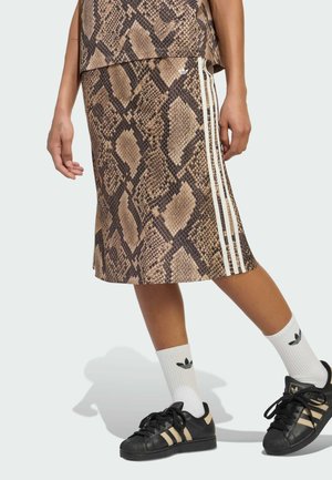 adidas Originals, Gonna a campana - linen   magic beige