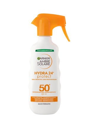 AMBRE SOLAIRE HYDRA 24 SPRAY GACHETTE PROTETTIVO SPF 50+ - Crema solare - trasparente