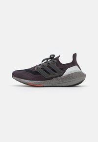 Adidas Performance Ultraboost 21 Performance Boost Neutral Running Shoes Carbon Solar Red Black Zalando Co Uk