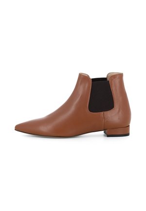 STIEFELETTE FRANCA - Boots à talons - cognac