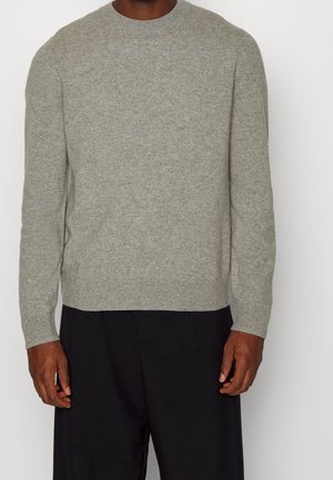 Stickad tröja - light grey