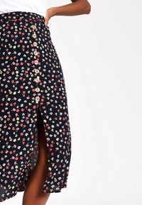 River Island A-linjainen hame - black