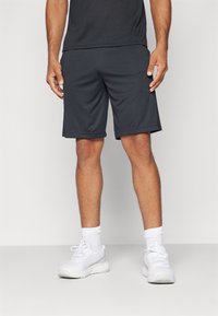 Under Armour - TECH GRAPHIC SHORT - Športové šortky - black/graphite Miniatúrny obrázok 1