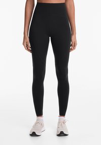 BASIC COMPRESSIVE ANKLE-LENGTH - Legíny - kalhoty  - black