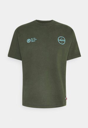 VINTAGE FIT GRAPHIC TEE - T-shirt print - deep depths