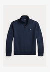 DOUBLE-KNIT QUARTER-ZIP PULLOVER - Sweatshirt - aviator navy