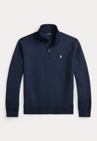 DOUBLE-KNIT QUARTER-ZIP PULLOVER - Sweatshirt - aviator navy