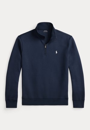 Polo Ralph Lauren DOUBLE-KNIT QUARTER-ZIP PULLOVER - Mikina - aviator navy