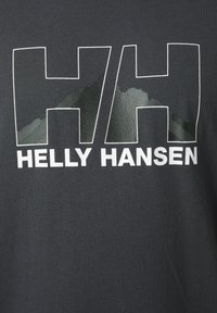 Helly Hansen NORD GRAPHIC - Camiseta estampada - ebony