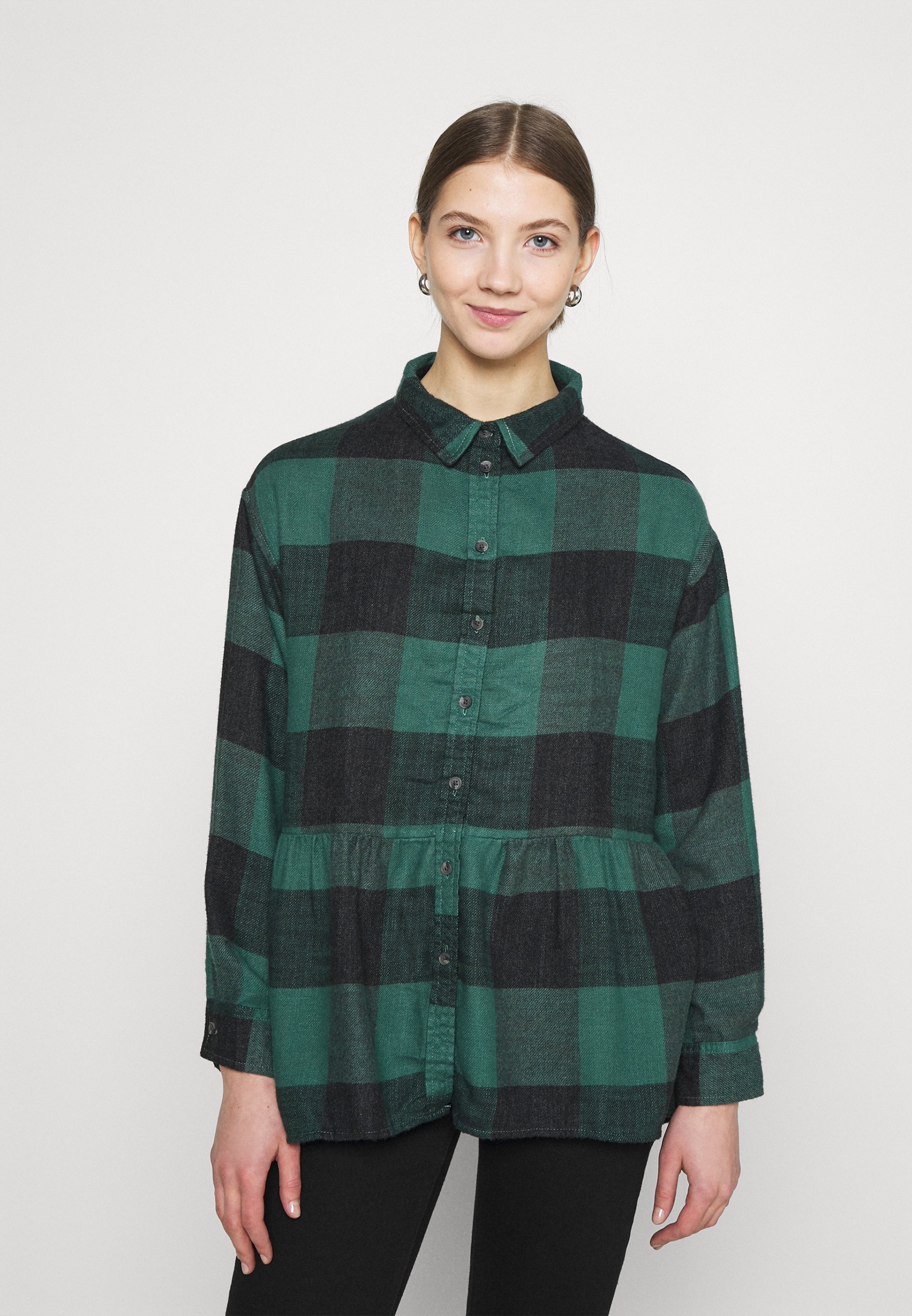 American Eagle BABYDOLL PLAID - Button 