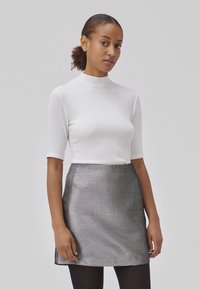 Modström - GABBIE SKIRT - A-vonalú szoknya - silver Miniatűr kép 1