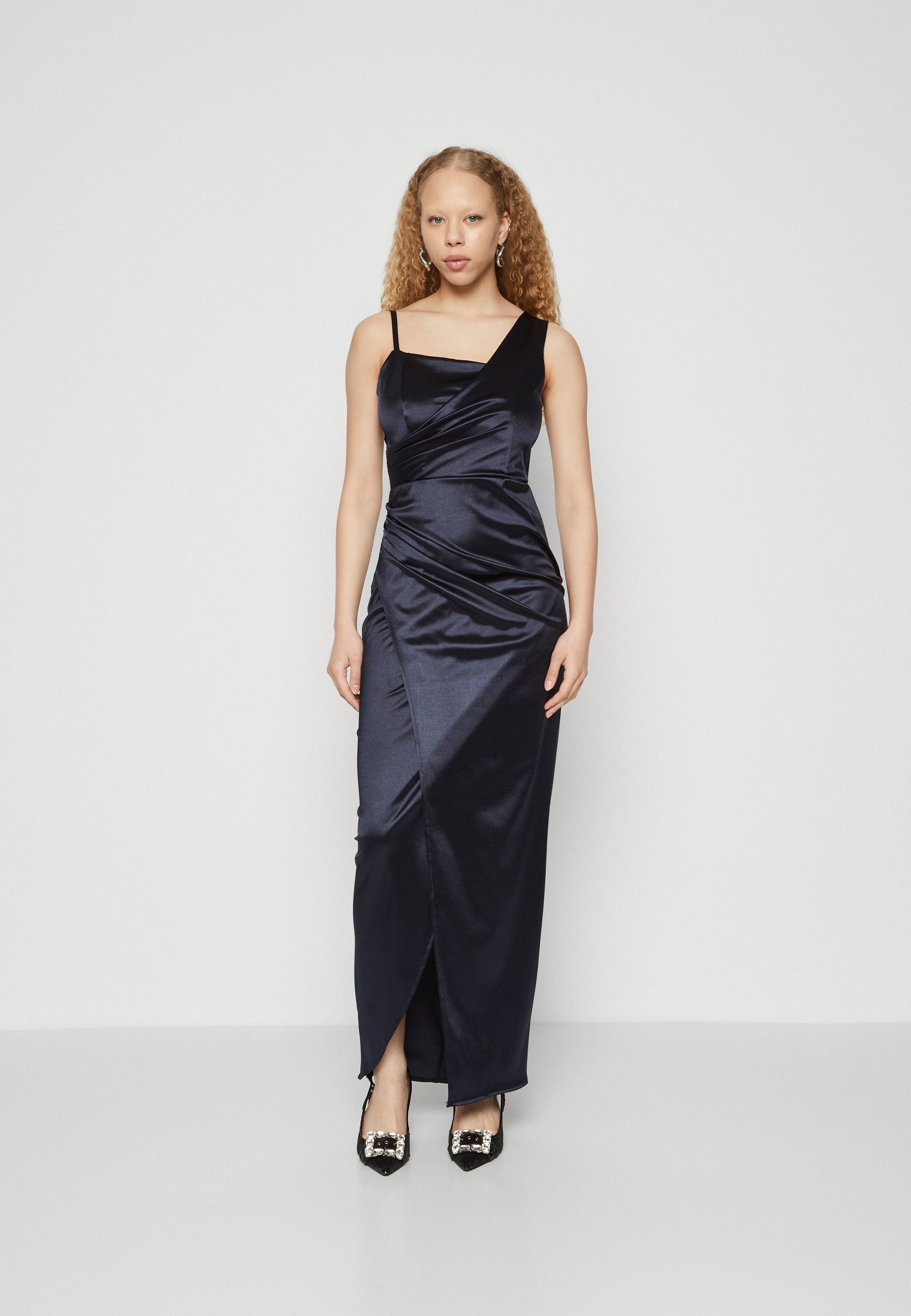 WAL G. VALENTINES ROMEO ASYMMETRIC MAXI - Jerseykleid - navy blue 