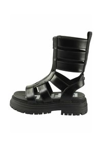 LENNOX ZEUS - Sandalen met plateauzool - black