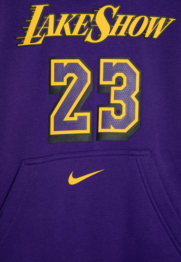 NBA LOS ANGELES LAKERS LEBRON JAMES CITY EDITION CLUB HOODY UNISEX - Hoodie - field purple3