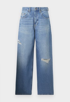 Tommy Jeans CHARLIE LOOSE - Wide Leg - denim medium