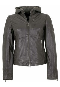 Lederjacken24 FRANCIS - Lederjacke - grau