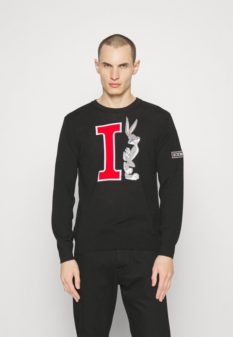 Iceberg MAGLIA GIROCOLLO Pullover black/noir ZALANDO.BE