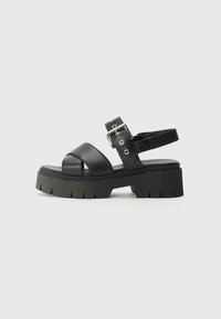 KRIS - Plateausandalette - black