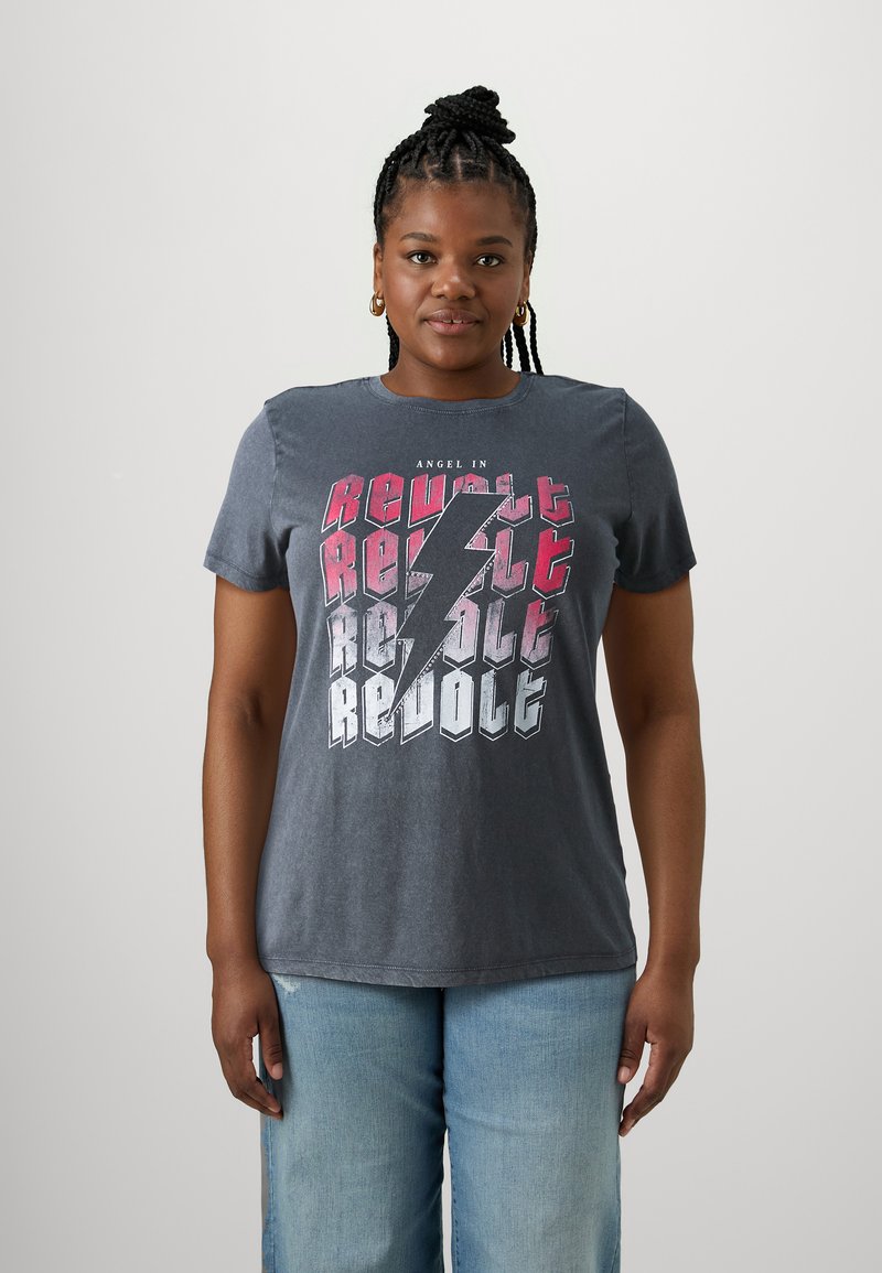 Only Carmakoma Bonnie t-shirt pink main image 0