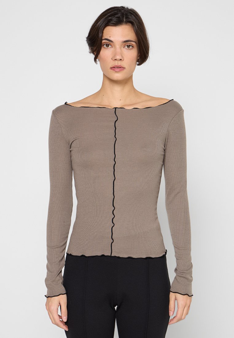 Mango Longsleeve bruin Mango Longsleeve bruin