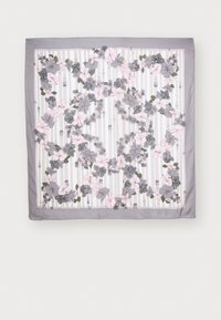 FOULARD FLOWER METALLERIA - Foulard - nero