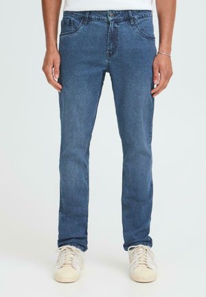 Straight leg jeans - middle blue denim