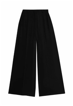 PALAZZO WIDE LEG - Broek - black