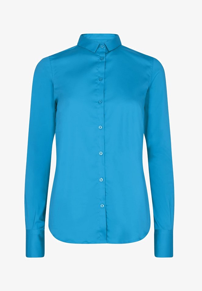 Mos Mosh LANGARM - Button-down blouse - blau/light blue - Zalando.de