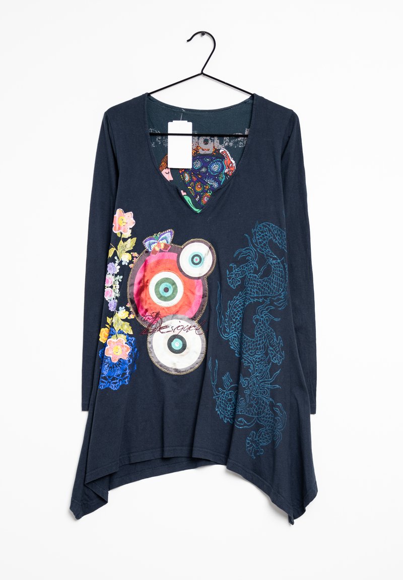 Desigual Vestito di maglina - blue
