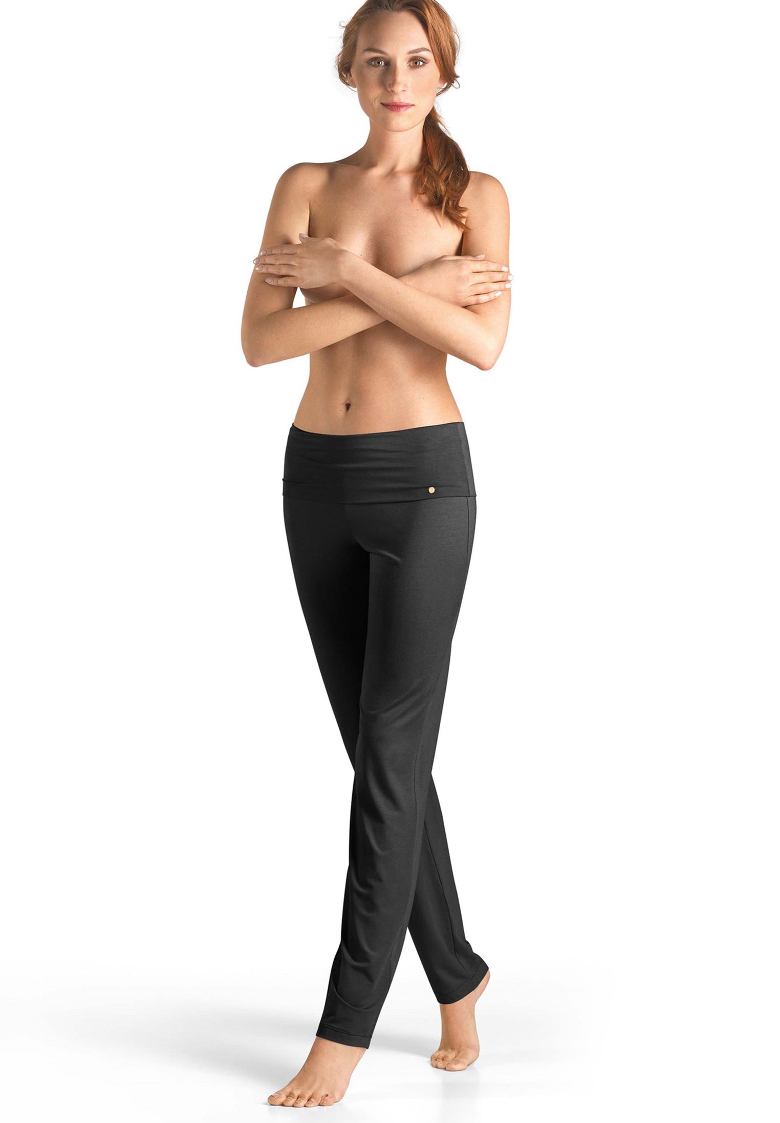 Hanro YOGA Leggings Trousers black Zalando
