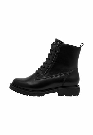 Bottines à lacets - black