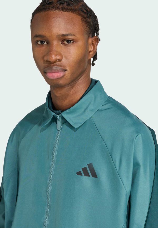 STADIUM  - Training jacket - preloved teal   aurora ivy4