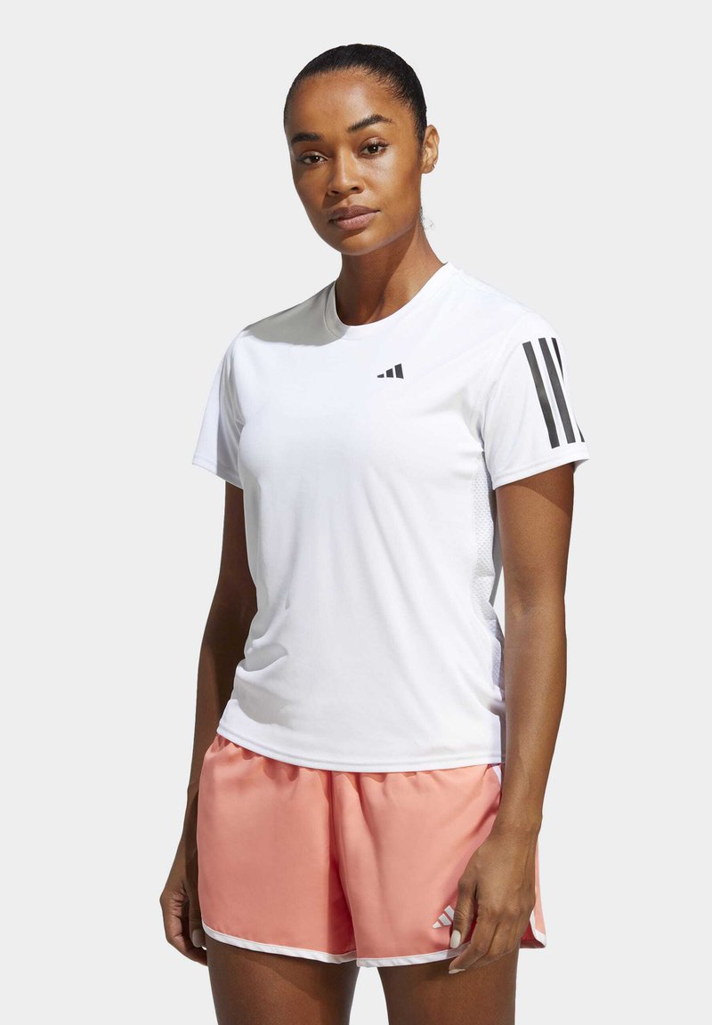 adidas Performance OWN THE RUN Sport Tshirt white/wit Zalando.nl