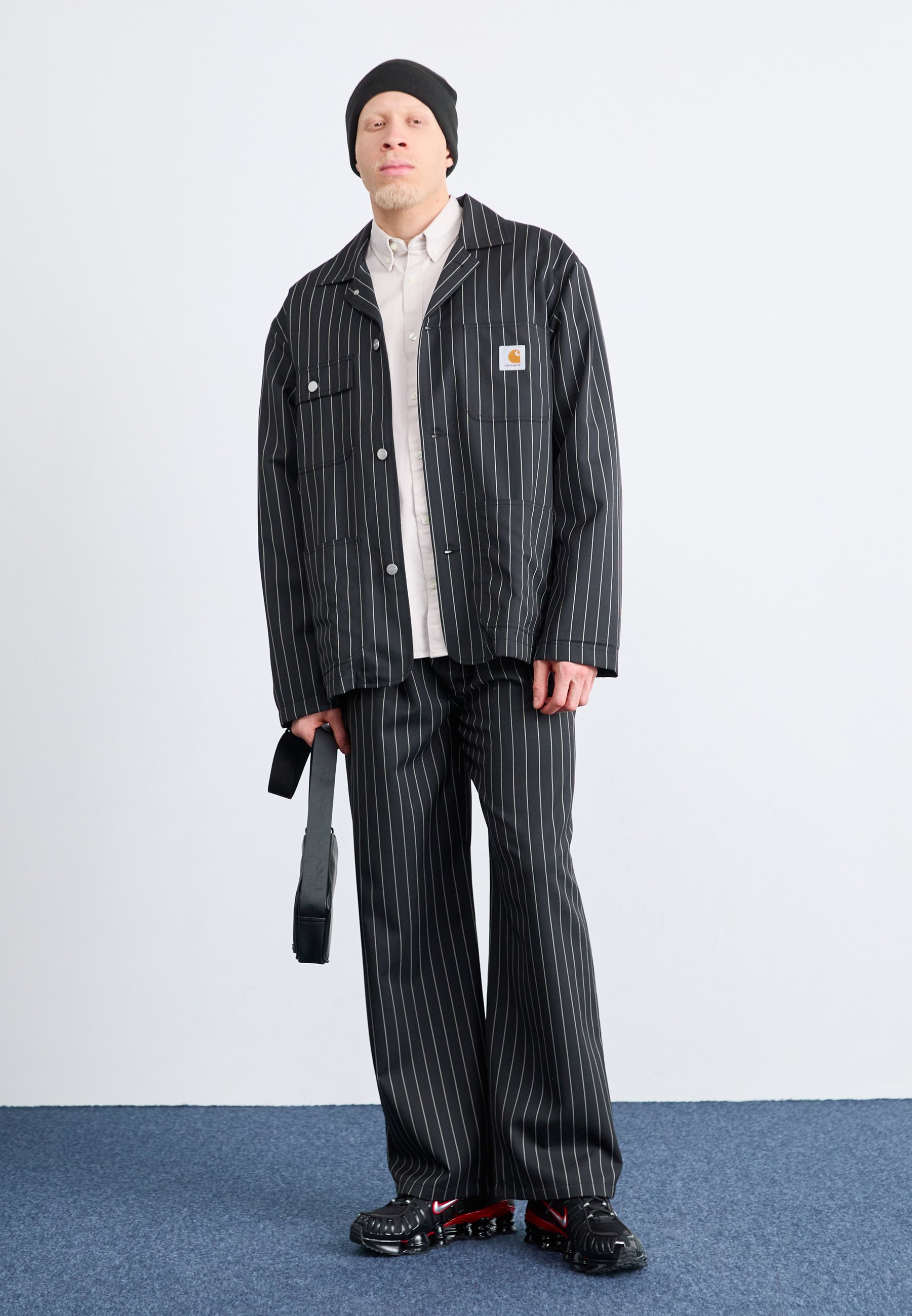 Carhartt WIP SEATON PANT - Trousers - black - Zalando.co.uk