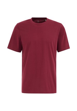 WE Fashion, T-shirt basic - vintage red