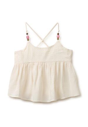 United Colors of Benetton BEADED FLARED TOP.. - Top - white