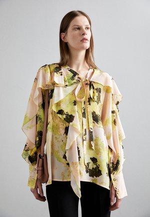 ROMANTIC BLOUSE - Pusero - peach/lime