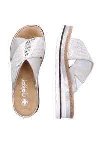 Rieker Mules - silber
