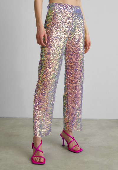 VACLAV IRRIDESCENT SEQUIN PANTS  - Παντελόνι - purple