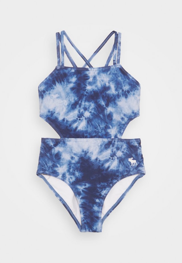 KEYHOLE HALTER - Uimapuku - blue