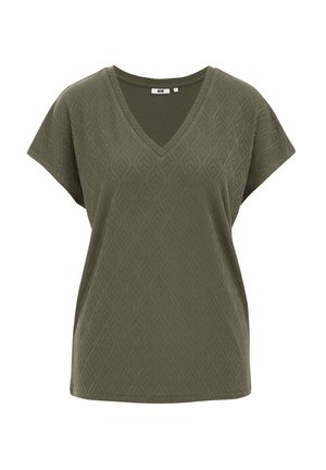 WE Fashion T-shirts basic - dark green